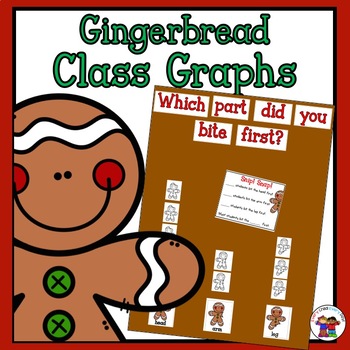 Preview of Dollar Deal! Gingerbread Class Graphs