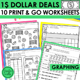 Dollar Deal Graphing Worksheets and Printable Activities f