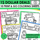 Dollar Deal Kindergarten Graduation Coloring Pages to Cele