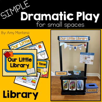 Preview of Dollar Deal: Library Dramatic Play {Made Simply for Small Spaces}