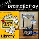 Dollar Deal: Library Dramatic Play {Made Simply for Small Spaces}