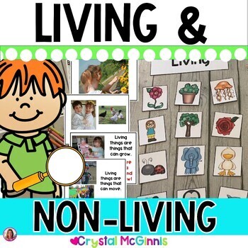 Preview of Dollar Deal | Living & Nonliving Activities | Kindergarten Science Activities