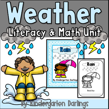 Preview of Weather Math and Literacy Unit