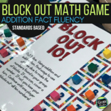 Addition Fact Fluency Game: Dollar Deals:  "Block Out"