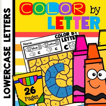 Dollar Deals Color by Letter Alphabet Coloring Worksheets by The Joyful ...