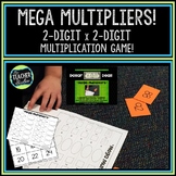 Two Digit Multiplication Game: Dollar Deals:  "Mega Multipliers"
