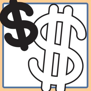 Dollar Signs - Financial Symbols / Money Templates Clip Art Commercial Use