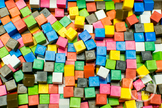 Dollar Stock Photo 382 Colorful Math Cubes
