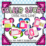 Dollar Store Math Games for Spring by Kim Adsit and Kinderbykim
