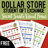 FREEBIE Dollar Store Visual Gift Exchange Secret Santa Forms