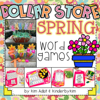 Preview of Dollar Store Spring Sight Word by Kim Adsit and Kinderbykim