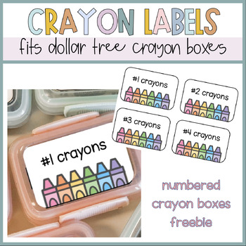 The Crayon Box Organizer (Freebie!)