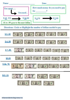 Preview of Dollar Up Method