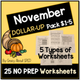 Dollar-Up Pack $1-5 November for Students with Special Nee