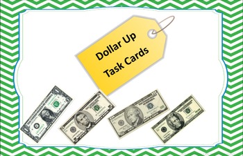Preview of Dollar Up Task Cards