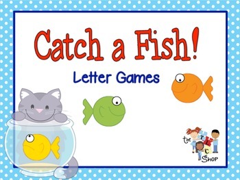 Preview of $$DollarDeals$$ Catch a Fish! Letter Games