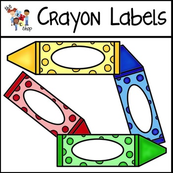 FREE! Crayon Labels by Total Language Connections - The TLC Shop