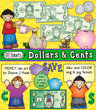 Preview of Dollars and Cents - Money Clip Art Download