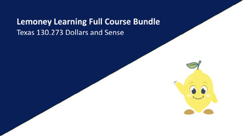 Preview of Dollars and Sense Full-Course Bundle (TEKS aligned)
