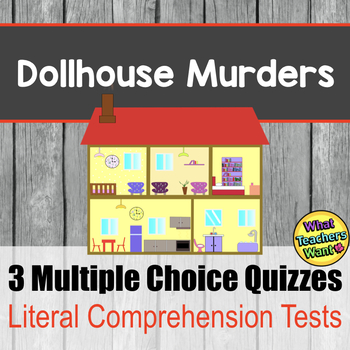Preview of Dollhouse Murders Distance Learning