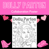 Dolly Parton Collaboration Coloring Poster