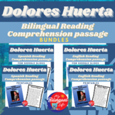 Dolores Huerta - Bilingual Biography Activity Bundle - Wom