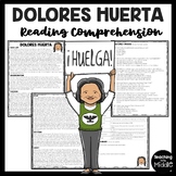 Dolores Huerta Biography Hispanic Heritage Reading Compreh