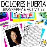 Dolores Huerta Biography & Reading Response Activities His