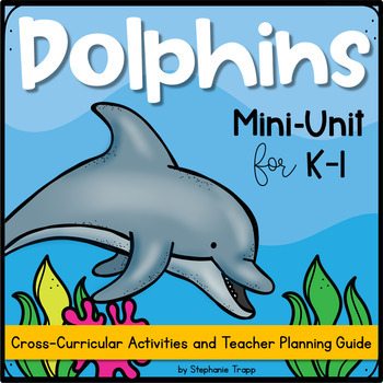 Preview of Dolphin Activities for Kindergarten and First Grade