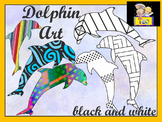 Dolphin Art  Coloring Activities  Clip art