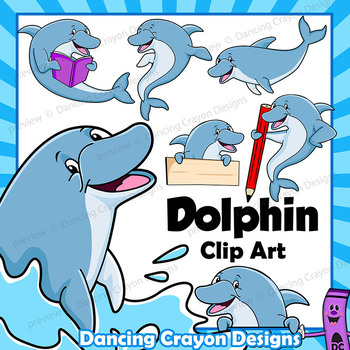 Preview of Dolphin Clip Art