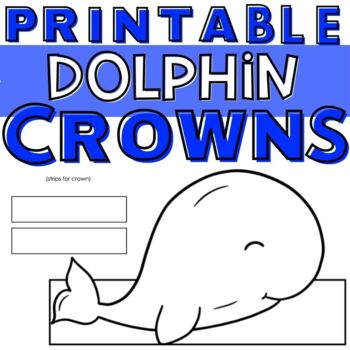 Dolphin Craft Preschool | Easy Dolphin Craft Kindergarten Coloring Activity