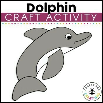 Preview of Dolphin Craft Ocean Animals Habitat Activities Sea Life Theme Bulletin Board