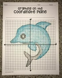 Dolphin EMOJI - Graphing on the Coordinate Plane Mystery Picture