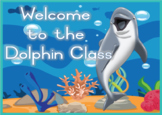 Dolphin Themed Classroom Resource Set
