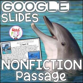 Dolphins DIGITAL Close Reading Passages Questions Writing for Google ...