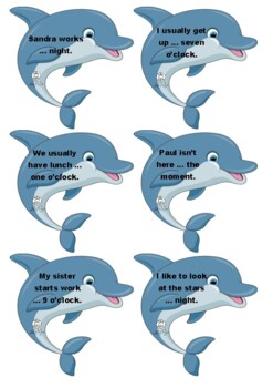 Preview of Dolphins. On. In. At. Prepositions of Time