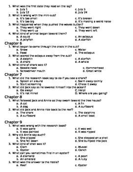 Dolphins At Daybreak Comprehension Questions By Kelley S Kreations