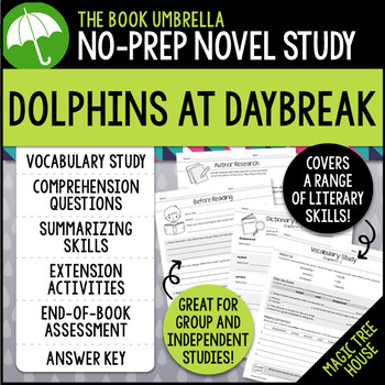 Preview of Dolphins at Daybreak Novel Study - Magic Tree House