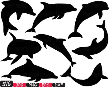 Download Dolphins School Clipart Party Ocean Sea Summer Animals Shape Dolphin Fish 399s
