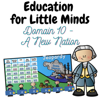 Preview of Domain 10 A New Nation 1st Grade  - CKLA - Listening & Learning Jeopardy Game