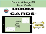 Domain & Range (#1) for Boom Cards