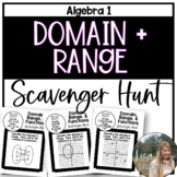 Domain and Range - Algebra 1 Scavenger Hunt