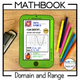 Domain and Range Activity - Mathbook