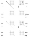 Domain and Range Notes Foldable