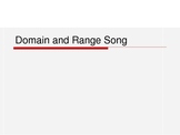 Domain and Range Song