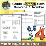 Domaine B: Nombre (Grade 4 Ontario FRENCH Math)
