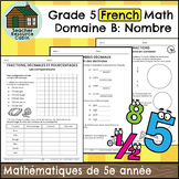 Domaine B: Nombre (Grade 5 Ontario FRENCH Math)