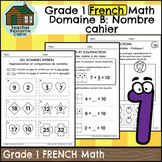 Domaine B: Nombre cahier (Grade 1 Ontario FRENCH Math) New