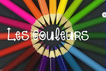 Preview of Domaine d'art visuel - Les couleurs (Francais) French art suject - Colours